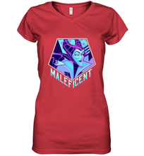Load image into Gallery viewer, Disney Sleeping Beauty Maleficent Pop Art Women's V-Neck T-Shirt