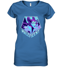 Load image into Gallery viewer, Disney Sleeping Beauty Maleficent Pop Art Women's V-Neck T-Shirt