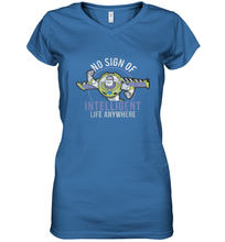 Load image into Gallery viewer, Disney Pixar Toy Story Buzz Lightyear Intelligent Life Women's V-Neck T-Shirt
