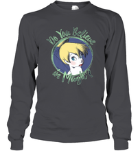 Load image into Gallery viewer, Disney Peter Pan Tinkerbell Do You Believe In Magic Long Sleeve T-Shirt