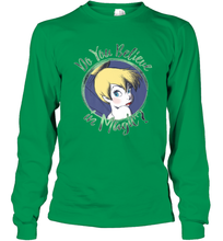Load image into Gallery viewer, Disney Peter Pan Tinkerbell Do You Believe In Magic Long Sleeve T-Shirt