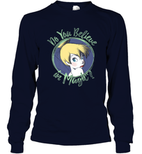 Load image into Gallery viewer, Disney Peter Pan Tinkerbell Do You Believe In Magic Long Sleeve T-Shirt