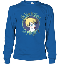 Load image into Gallery viewer, Disney Peter Pan Tinkerbell Do You Believe In Magic Long Sleeve T-Shirt