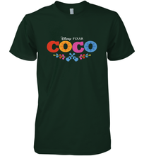Load image into Gallery viewer, Disney Pixar Coco Movie Logo Colorful Men's Premium T-Shirt
