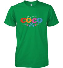 Load image into Gallery viewer, Disney Pixar Coco Movie Logo Colorful Men's Premium T-Shirt
