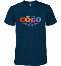 Load image into Gallery viewer, Disney Pixar Coco Movie Logo Colorful Men's Premium T-Shirt
