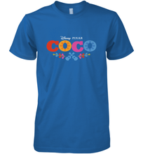 Load image into Gallery viewer, Disney Pixar Coco Movie Logo Colorful Men's Premium T-Shirt
