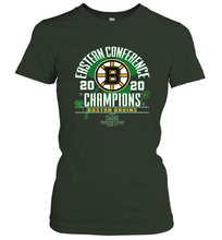 Load image into Gallery viewer, NHL ST PATRICK'S DAY Boston Bruins Fanatics 2020 Eastern Conference Champions Defensive Zone Women's T-Shirt
