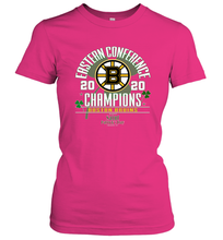 Load image into Gallery viewer, NHL ST PATRICK'S DAY Boston Bruins Fanatics 2020 Eastern Conference Champions Defensive Zone Women's T-Shirt
