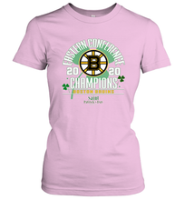 Load image into Gallery viewer, NHL ST PATRICK'S DAY Boston Bruins Fanatics 2020 Eastern Conference Champions Defensive Zone Women's T-Shirt
