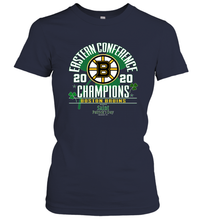 Load image into Gallery viewer, NHL ST PATRICK'S DAY Boston Bruins Fanatics 2020 Eastern Conference Champions Defensive Zone Women's T-Shirt
