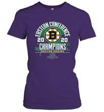 Load image into Gallery viewer, NHL ST PATRICK'S DAY Boston Bruins Fanatics 2020 Eastern Conference Champions Defensive Zone Women's T-Shirt
