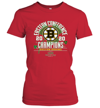 Load image into Gallery viewer, NHL ST PATRICK'S DAY Boston Bruins Fanatics 2020 Eastern Conference Champions Defensive Zone Women's T-Shirt
