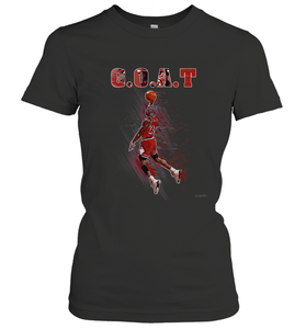 Basketball  Chicago Jordan G.O.A.T. Dunk Women's T-Shirt