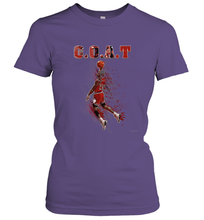 Load image into Gallery viewer, Basketball  Chicago Jordan G.O.A.T. Dunk Women&#39;s T-Shirt
