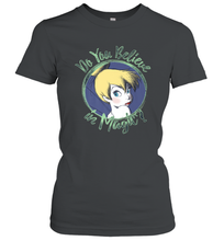 Load image into Gallery viewer, Disney Peter Pan Tinkerbell Do You Believe In Magic Women&#39;s T-Shirt
