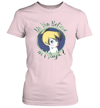 Load image into Gallery viewer, Disney Peter Pan Tinkerbell Do You Believe In Magic Women&#39;s T-Shirt
