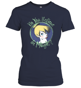 Disney Peter Pan Tinkerbell Do You Believe In Magic Women's T-Shirt