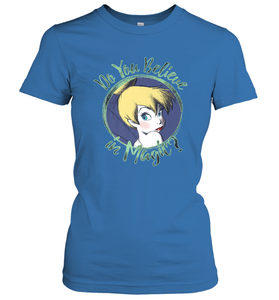 Disney Peter Pan Tinkerbell Do You Believe In Magic Women's T-Shirt