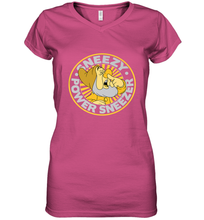 Load image into Gallery viewer, Disney Snow White Sneezy Power Sneezer Women's V-Neck T-Shirt
