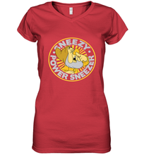Load image into Gallery viewer, Disney Snow White Sneezy Power Sneezer Women's V-Neck T-Shirt
