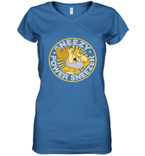 Load image into Gallery viewer, Disney Snow White Sneezy Power Sneezer Women's V-Neck T-Shirt

