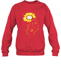 Load image into Gallery viewer, Baseball Proud Sunflower Crewneck Sweatshirt
