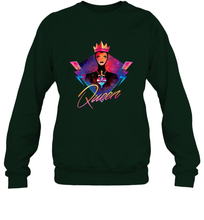 Load image into Gallery viewer, Disney Villains Evil Queen Neon 90s Rock Band Crewneck Sweatshirt
