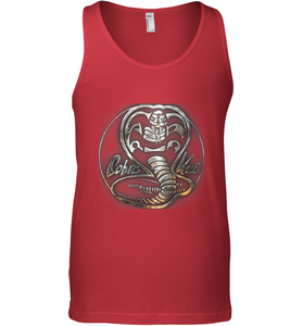 Cobra Kai Rusted Steel Snake Logo Men's Tank Top