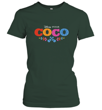 Load image into Gallery viewer, Disney Pixar Coco Movie Logo Colorful Women's T-Shirt
