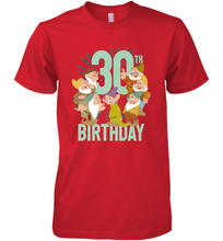 Load image into Gallery viewer, Disney Snow White Dwarfs Group Shot 30th Birthday Men's Premium T-Shirt
