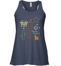 Load image into Gallery viewer, Disney Pixar Toy Story Howdy Partner Woody Shapes Women&#39;s Racerback Tank
