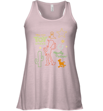 Load image into Gallery viewer, Disney Pixar Toy Story Howdy Partner Woody Shapes Women&#39;s Racerback Tank
