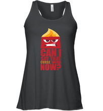 Load image into Gallery viewer, Disney Pixar Inside Out Anger Curse Quote Women&#39;s Racerback Tank
