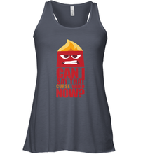 Load image into Gallery viewer, Disney Pixar Inside Out Anger Curse Quote Women&#39;s Racerback Tank
