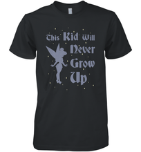 Load image into Gallery viewer, Disney Peter Pan Tinkerbell Never Grow Up Men&#39;s Premium T-Shirt
