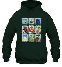 Load image into Gallery viewer, Disney Pixar Collection Character Yearbook Hooded Sweatshirt
