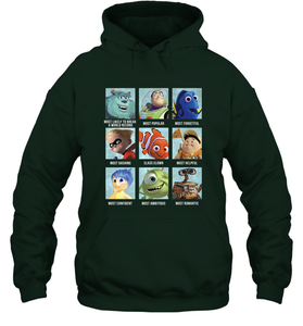 Disney Pixar Collection Character Yearbook Hooded Sweatshirt