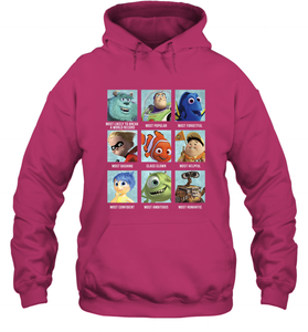 Disney Pixar Collection Character Yearbook Hooded Sweatshirt