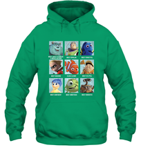 Load image into Gallery viewer, Disney Pixar Collection Character Yearbook Hooded Sweatshirt
