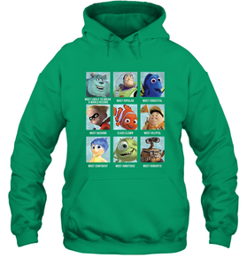 Disney Pixar Collection Character Yearbook Hooded Sweatshirt