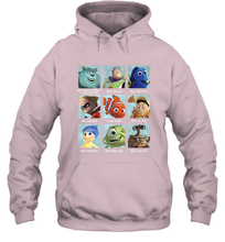 Load image into Gallery viewer, Disney Pixar Collection Character Yearbook Hooded Sweatshirt
