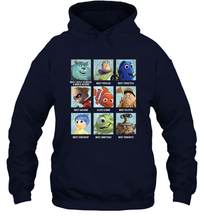 Load image into Gallery viewer, Disney Pixar Collection Character Yearbook Hooded Sweatshirt
