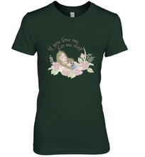 Load image into Gallery viewer, Disney Sleeping Beauty Let Me Sleep Roses Women's Premium T-Shirt
