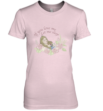 Load image into Gallery viewer, Disney Sleeping Beauty Let Me Sleep Roses Women's Premium T-Shirt
