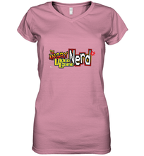 Load image into Gallery viewer, Cinemassacre Angry Video Game Nerd Logo Women&#39;s V-Neck T-Shirt
