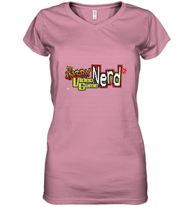 Cinemassacre Angry Video Game Nerd Logo Women's V-Neck T-Shirt