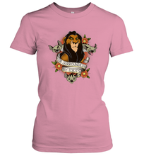 Load image into Gallery viewer, Disney Lion King Scar and Hyenas I'm Surrounded By Idiots Women's T-Shirt
