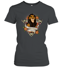 Load image into Gallery viewer, Disney Lion King Scar and Hyenas I'm Surrounded By Idiots Women's T-Shirt
