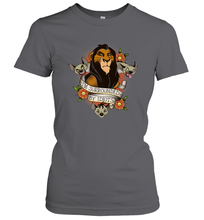 Load image into Gallery viewer, Disney Lion King Scar and Hyenas I'm Surrounded By Idiots Women's T-Shirt
